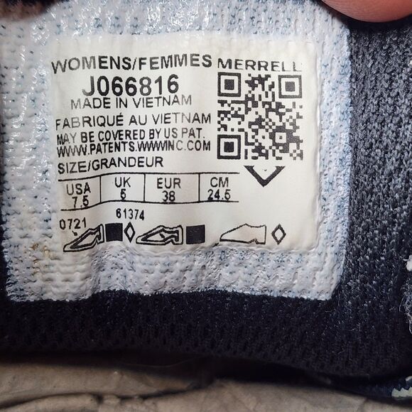 Merrell Moab Flight Shoes Trail Hiking Running Sneakers Womens 7.5 Vibram Soles - Picture 11 of 15